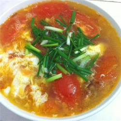Bồi bổ sức khỏe bằng món canh trứng cà chua